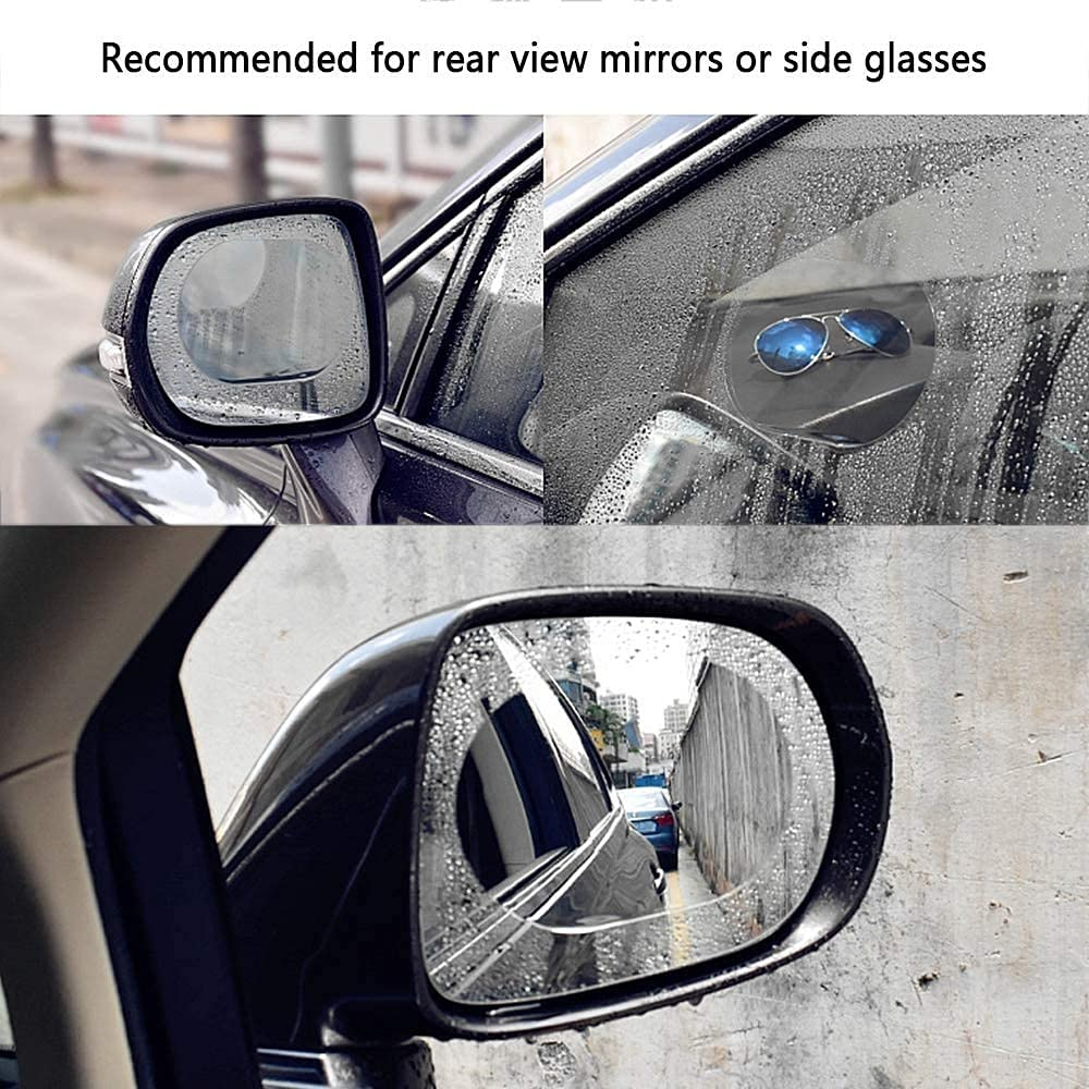 ANTI FOG CAR MIRROR FILM WATERPROOF HD CLEAR PROTECTIVE STICKER FILM FOR  SAFE DRIVING
